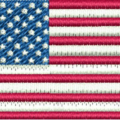 Embroidered US Flag - 350308 縮圖