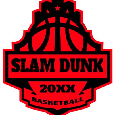 SLAM DUNK Basketball Logo Template 縮圖