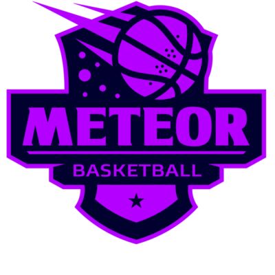 Meteor Basketball logo template 縮圖