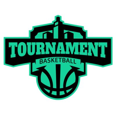 Tournament Basketball logo template 縮圖