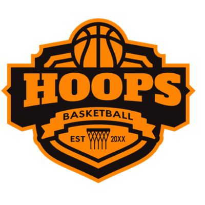 Hoops Basketball logo template 04 縮圖