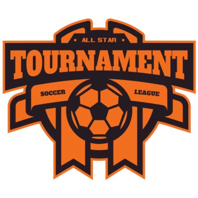 Tournament Soccer league logo template 縮圖