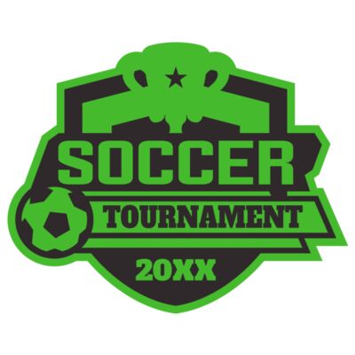 Soccer Tournament logo template 02 縮圖