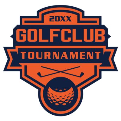 Golf club Tournament logo template 02 縮圖