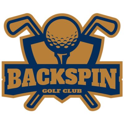 Backspin Golf Club logo template 縮圖