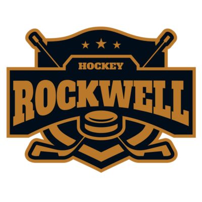 Rockwell Hockey logo template 縮圖