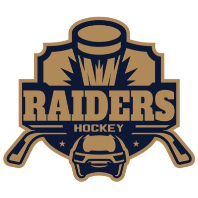 Raiders Hockey logo template 縮圖