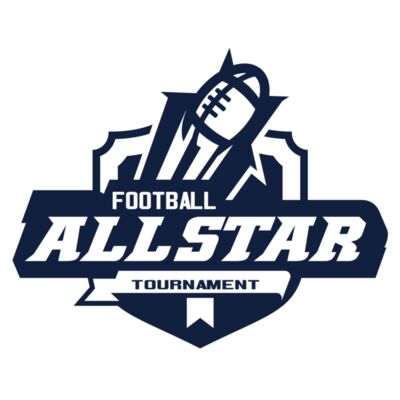 Allstar Tournament Football logo template 縮圖