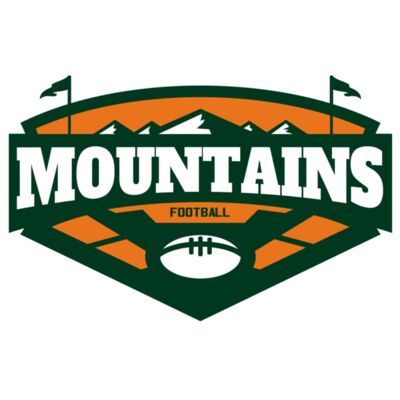 Mountains Football logo template 02 縮圖