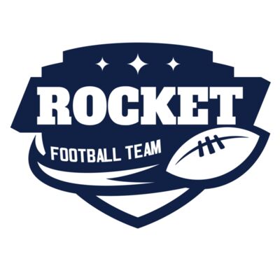 Rocket Football Team logo template 縮圖