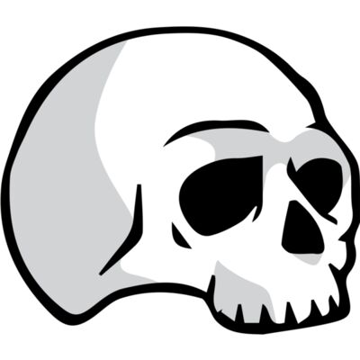 Elements Skull logo template 03 縮圖