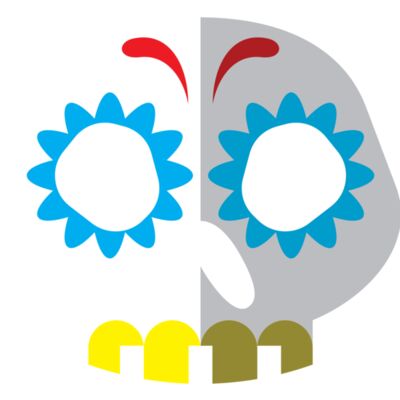 Elements Skull logo template 06 縮圖