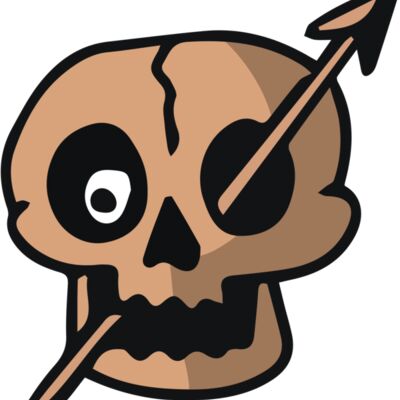 Elements Skulls logo template 11 縮圖