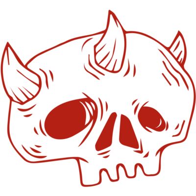 Elements Skulls logo template 28 縮圖