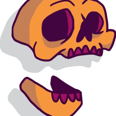 Elements Skulls logo template 79 縮圖