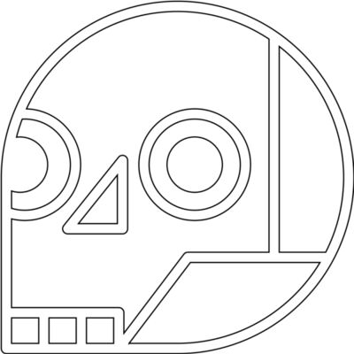 Elements Skulls logo template 126 縮圖